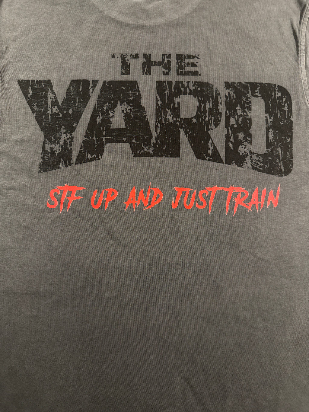 Vintage Distressed “STFU & Just Train” T-Shirt