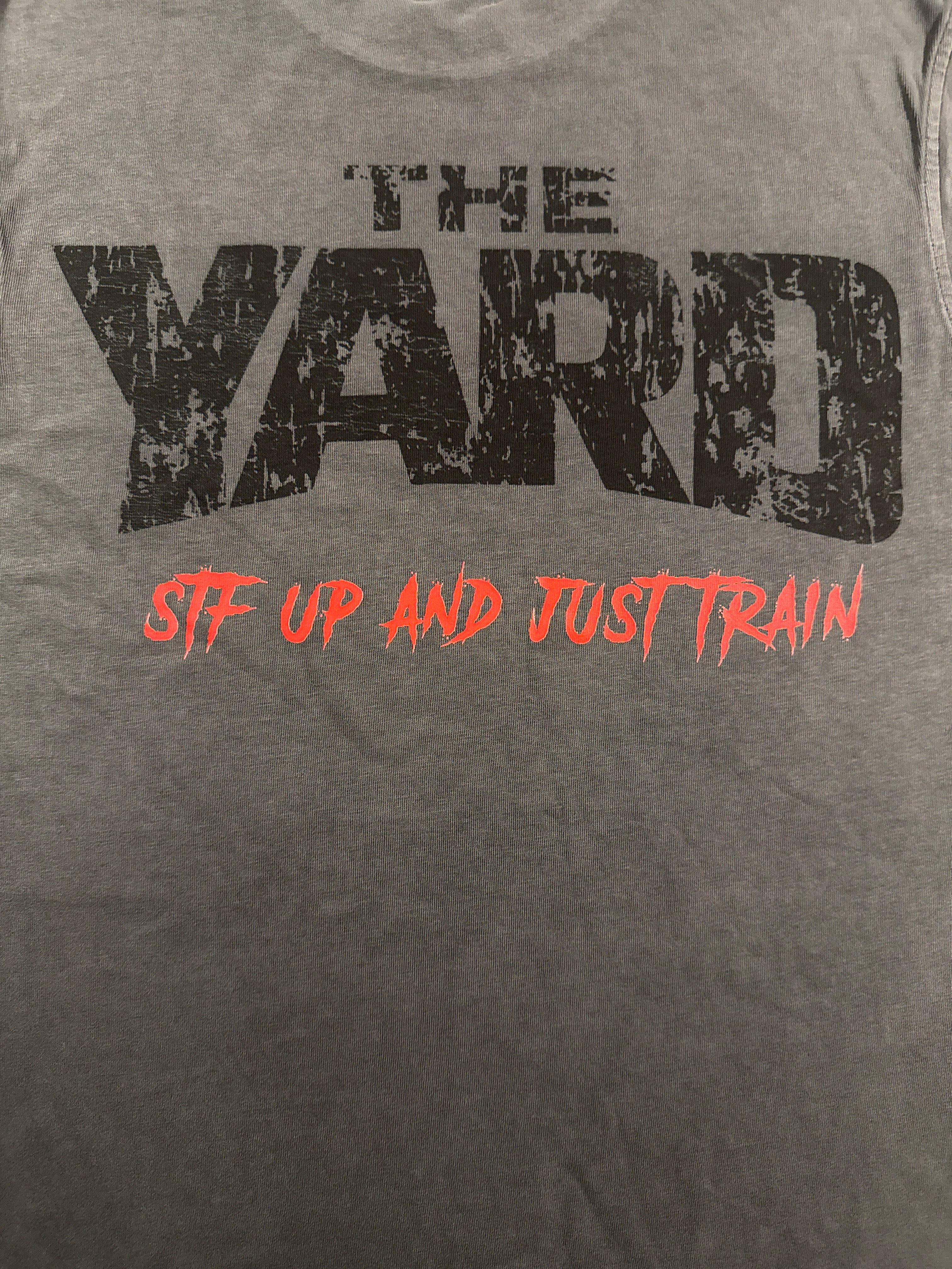 Vintage Distressed “STFU & Just Train” T-Shirt