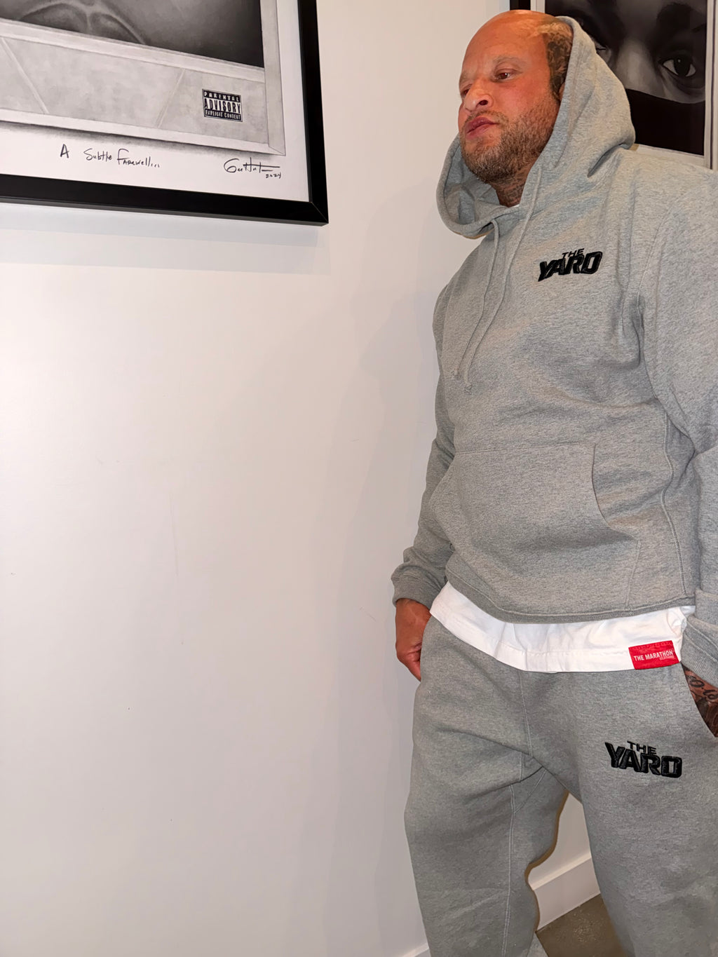 The Yard Joggers - Black 3D Embroidery