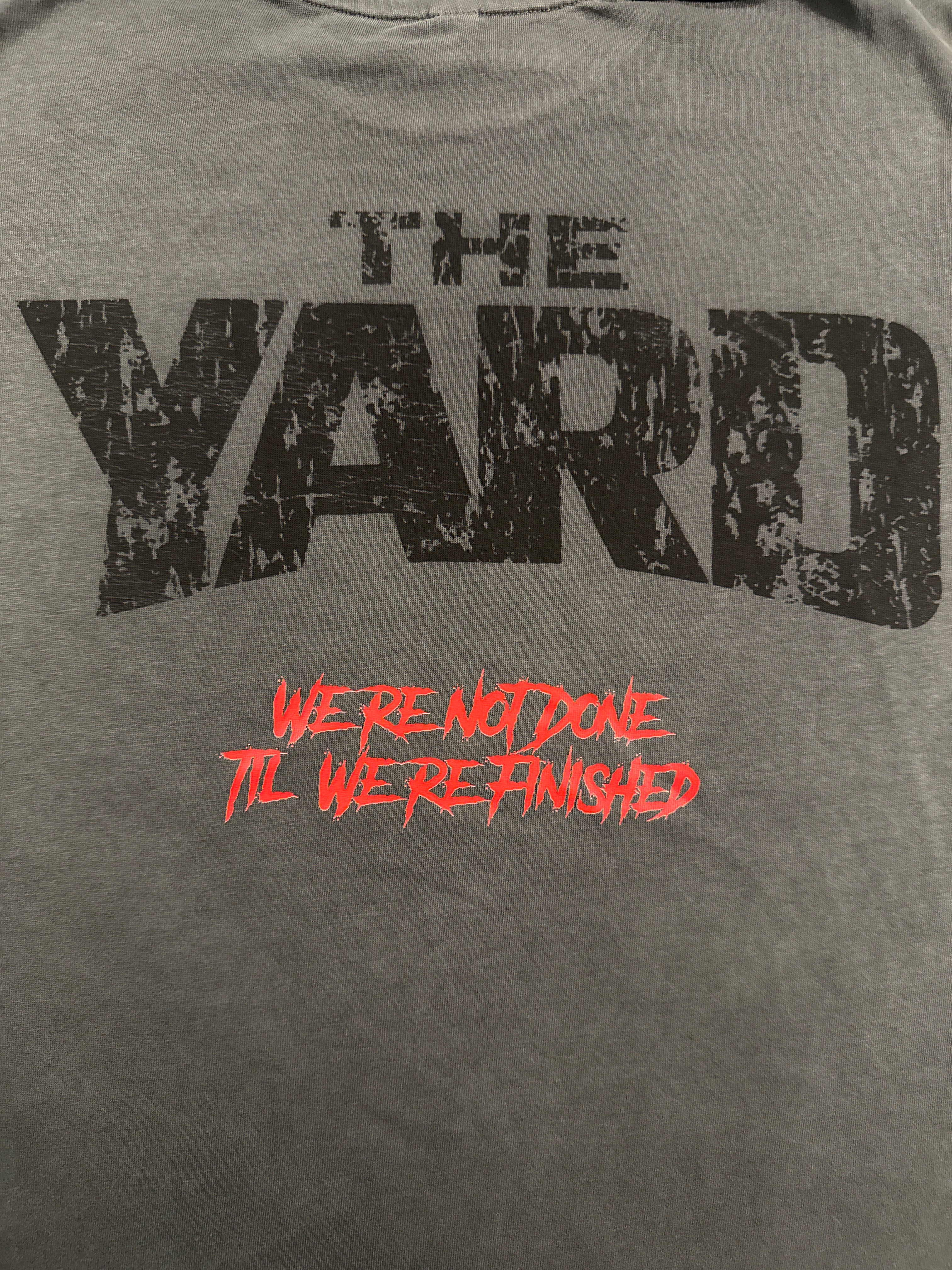 Vintage Distressed “We’re Not Done Till We’re Finished” T-Shirt