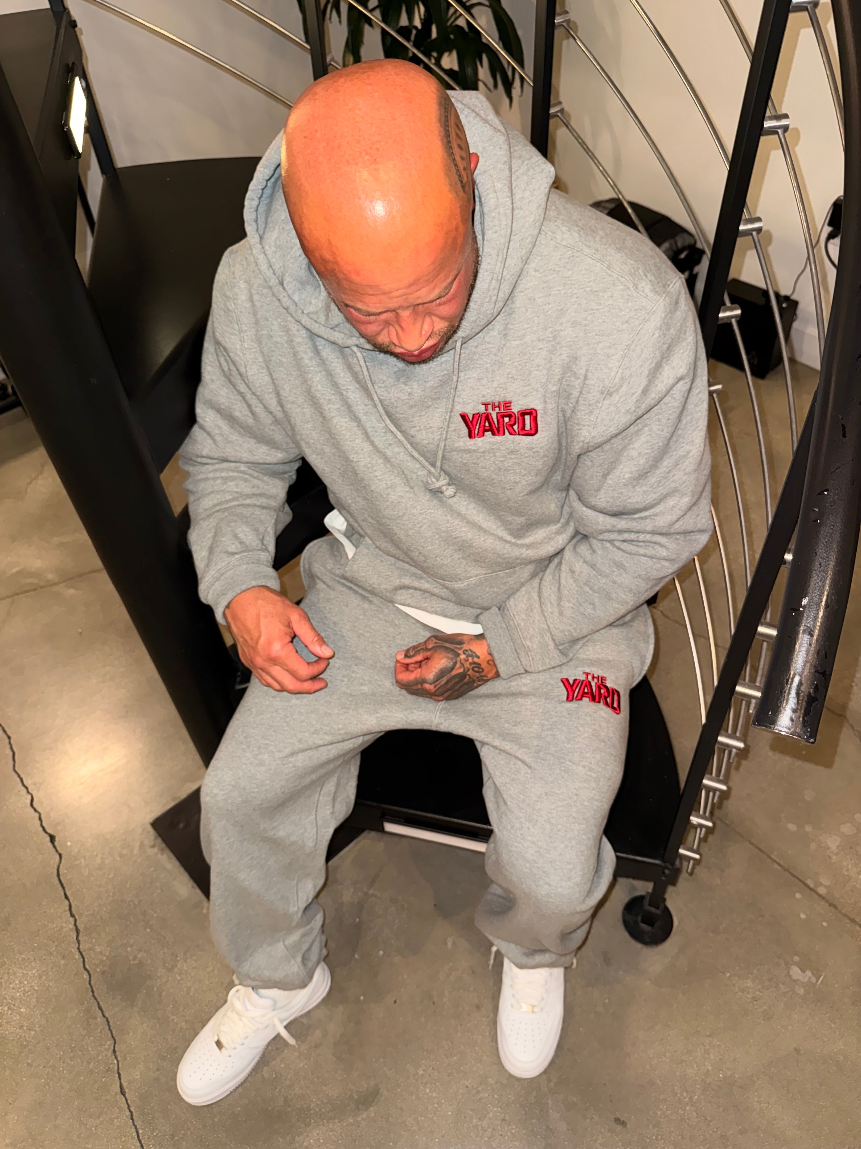 The Yard Hoodie - Redd 3D Embroidery
