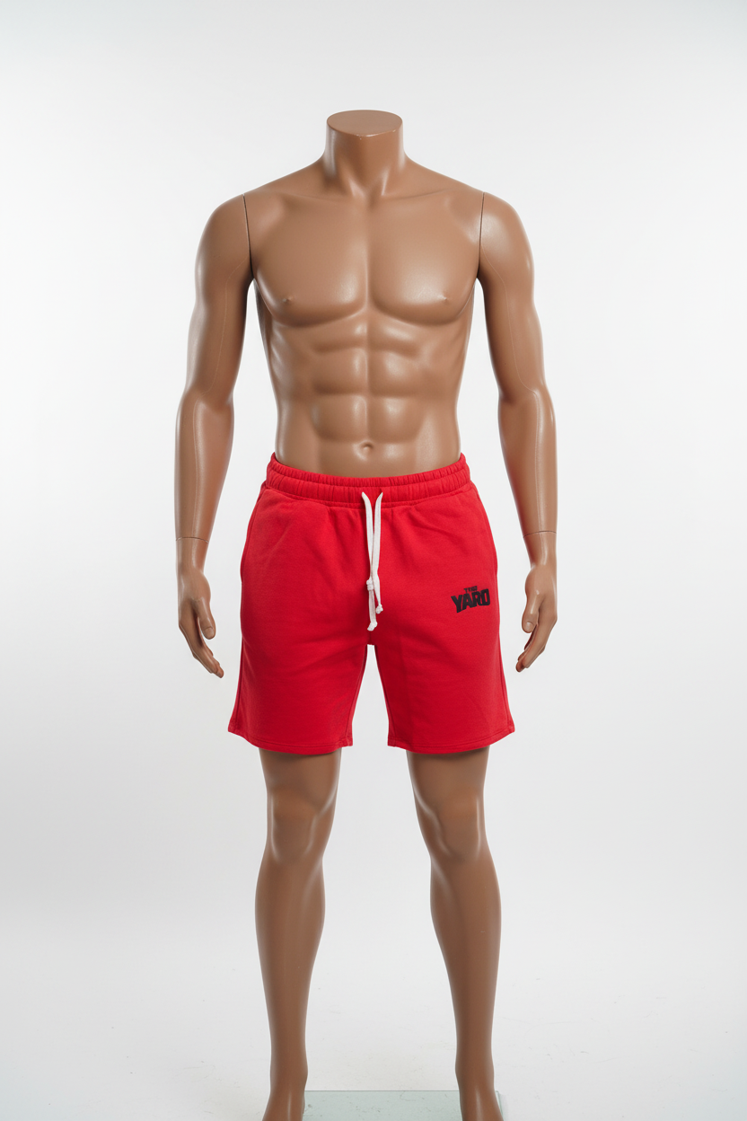 REDD TERRY RAW EDGE SWEAT SHORT